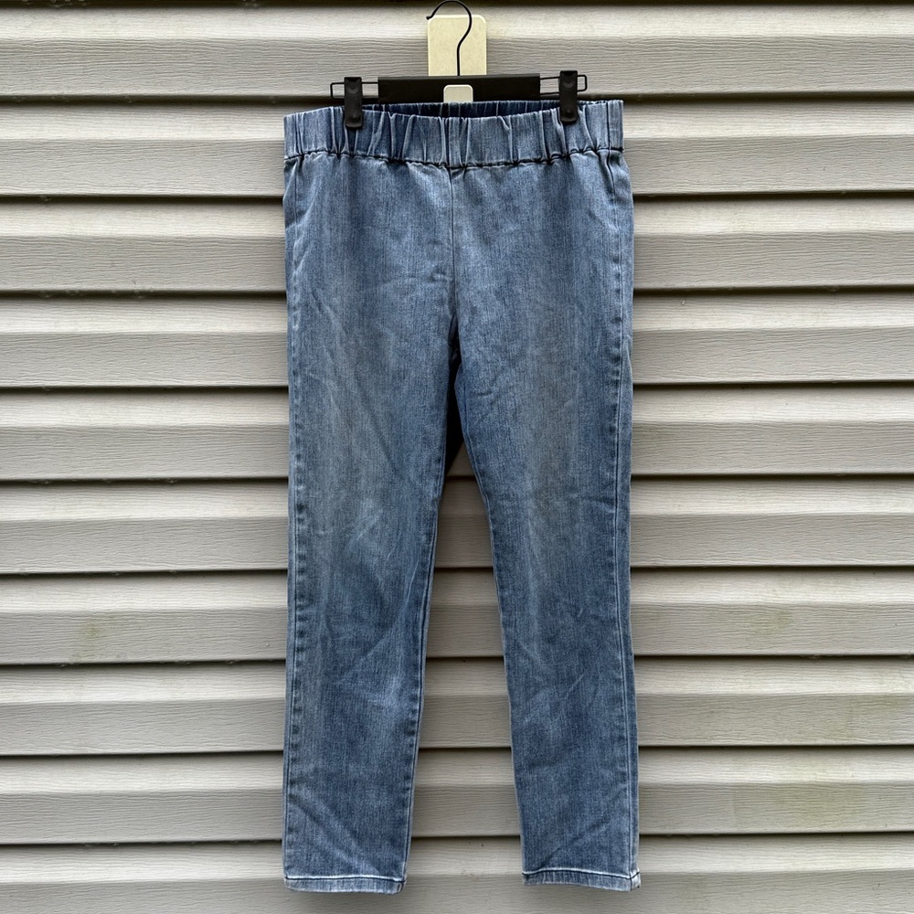 Soft Surroundings | Denim Jean Skinny Elastic Waistband size Petite Medium